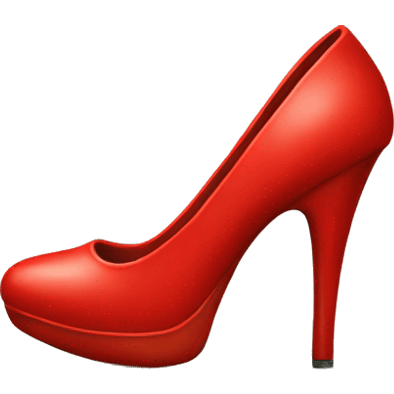 Red highheel emoji