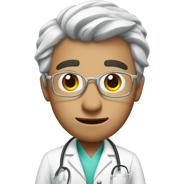 a doctor with the emotion of madness emoji