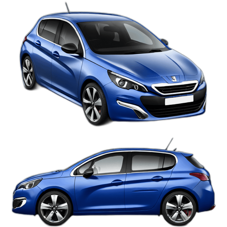 Peugeot 308 Bleu emoji