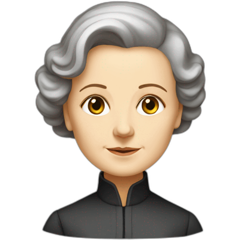 french chimestry Marie Curie emoji