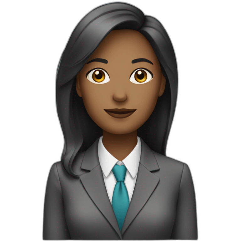 women in business suit emoji