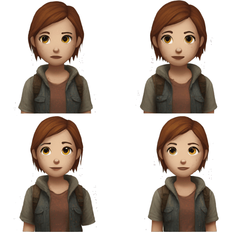 Ellie the last of us Little bit dezoom emoji