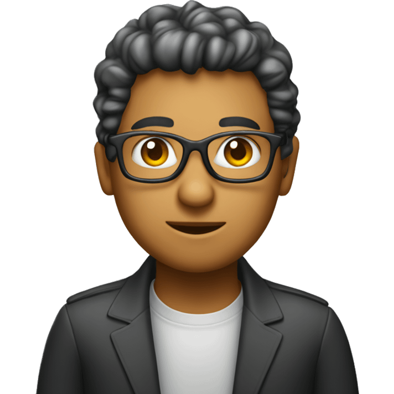 software ingineer behind computer emoji