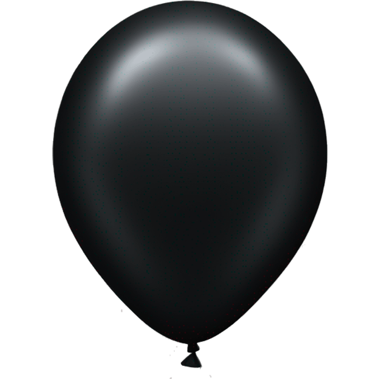 black balloon emoji