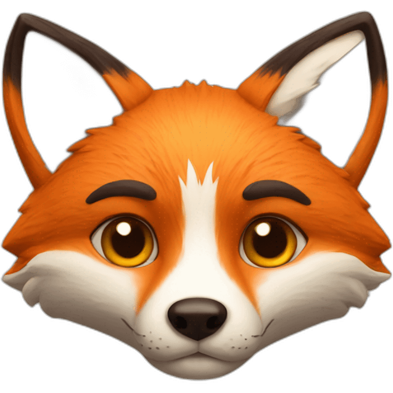 fox lying emoji