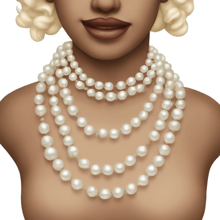 pearl necklace  emoji