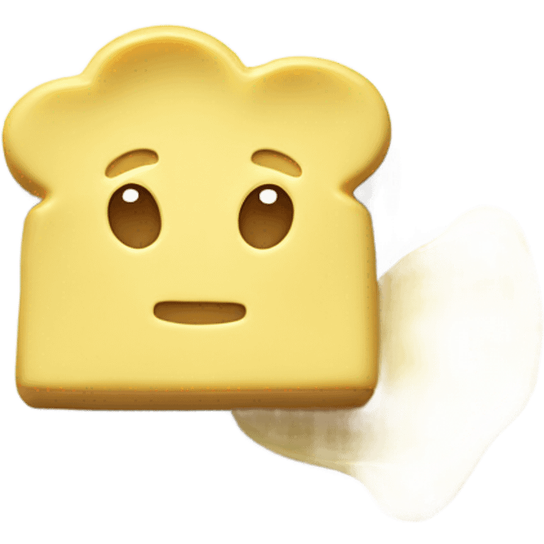 Butter on plate emoji