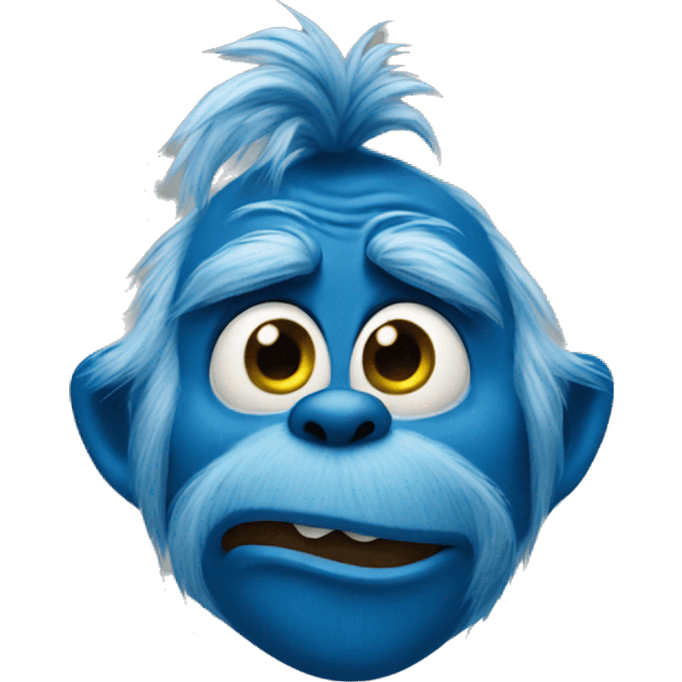 blue grinch emoji