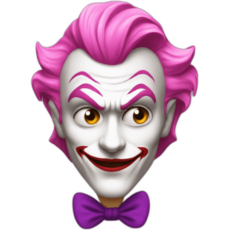 pink joker emoji