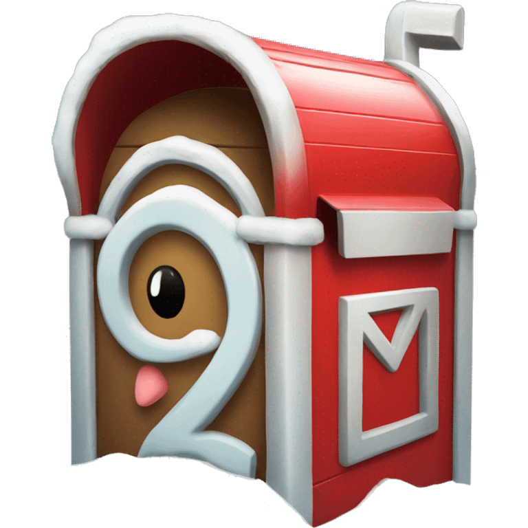 Letter box Christmas  emoji