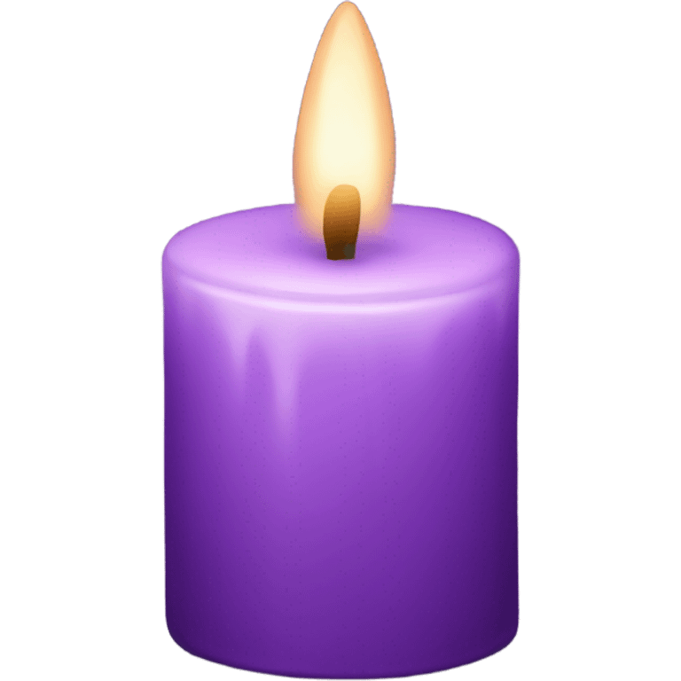 candle light purple emoji