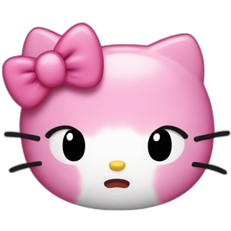 hello kitty crying  emoji