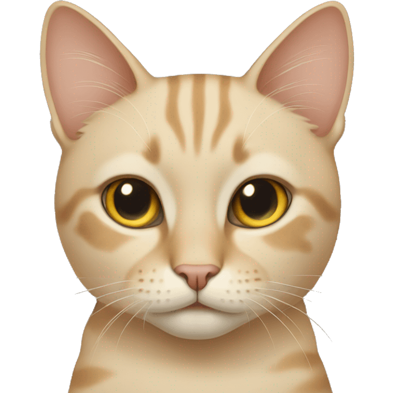 Beige cat  emoji