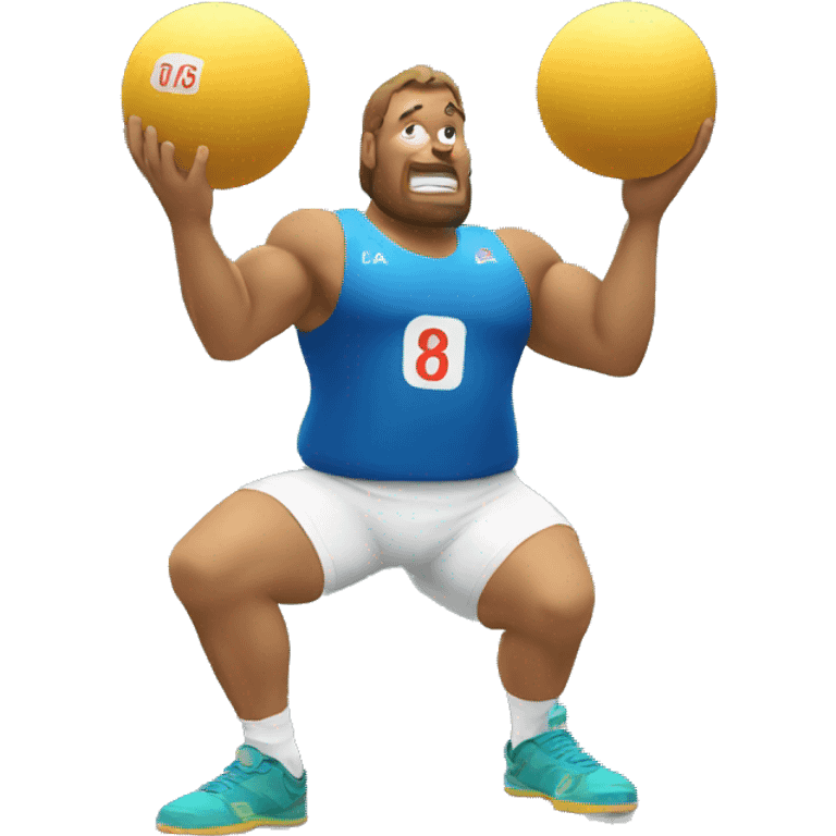 Shot put emoji