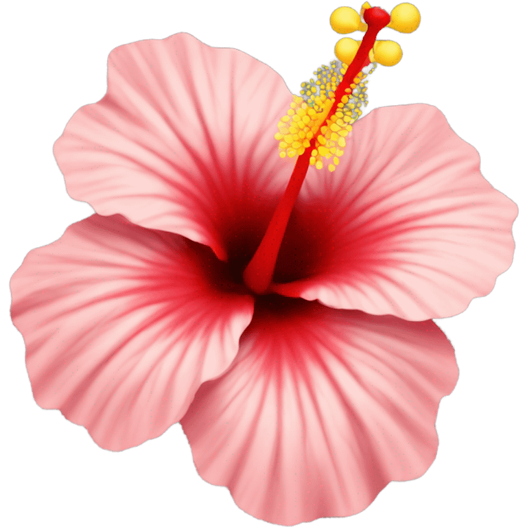 Cute hibiscus emoji