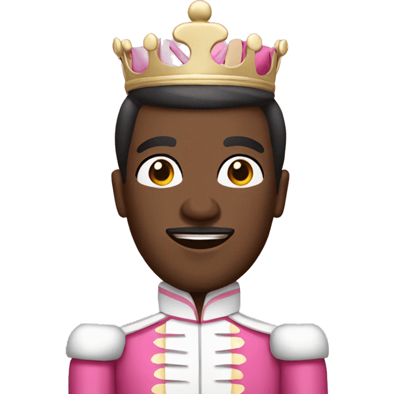 Pink Nutcracker black man emoji