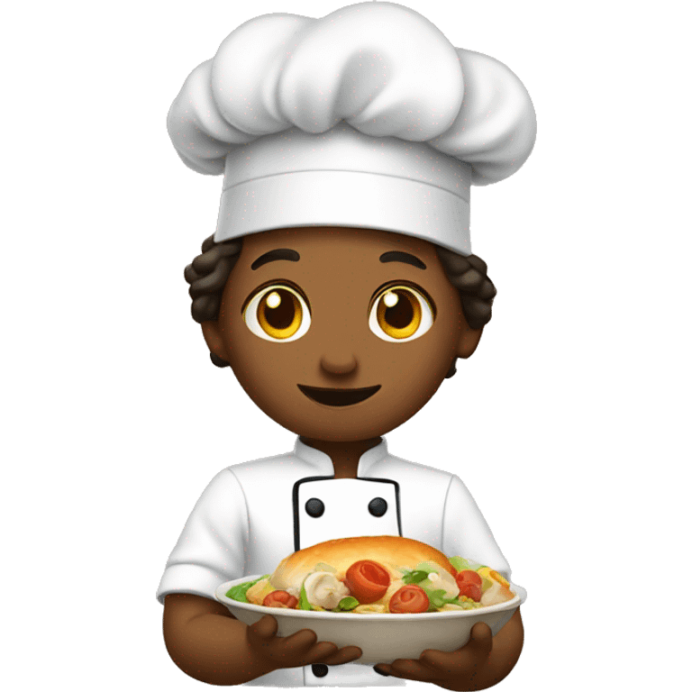 Loved the food as a chef emoji