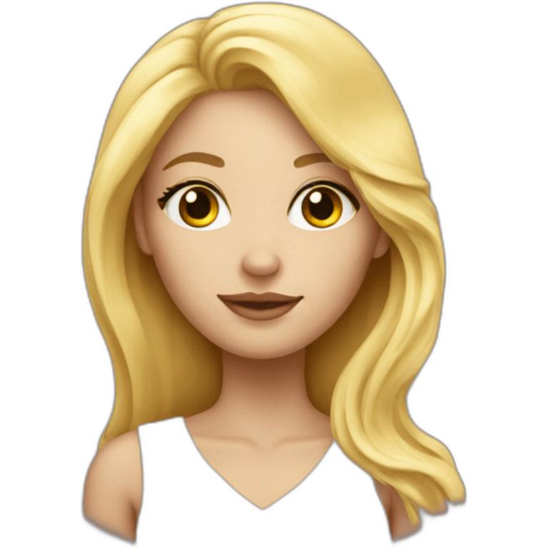 Astrology blonde girl emoji