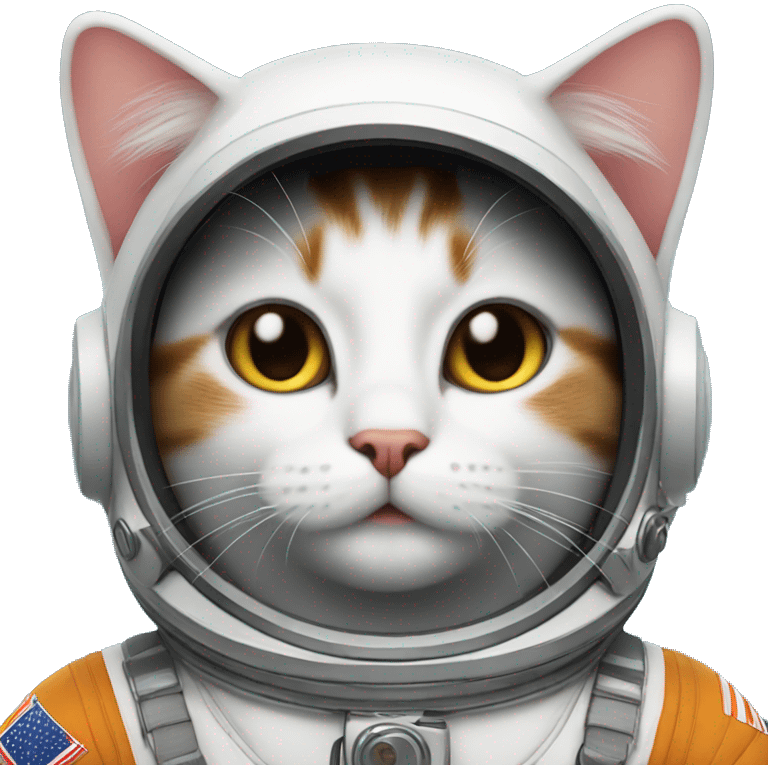 kedi astronot emoji