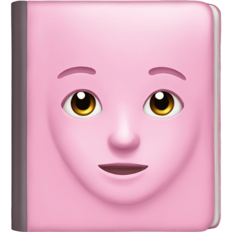 pastel pink journal emoji