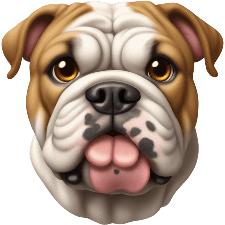 English bulldog  emoji