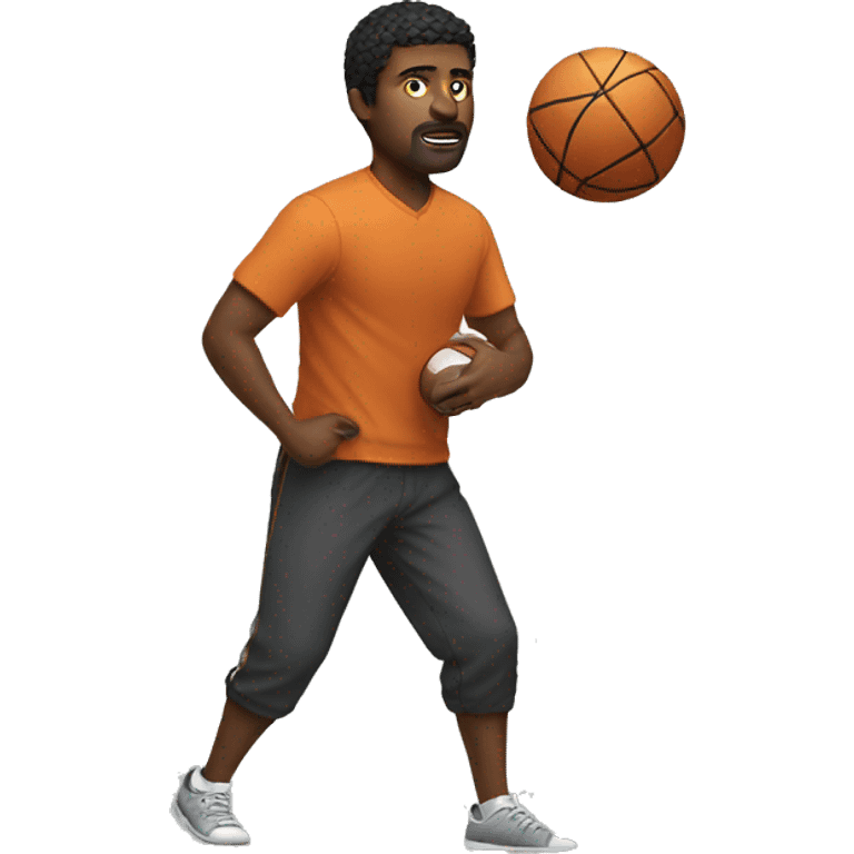 Man with ball emoji