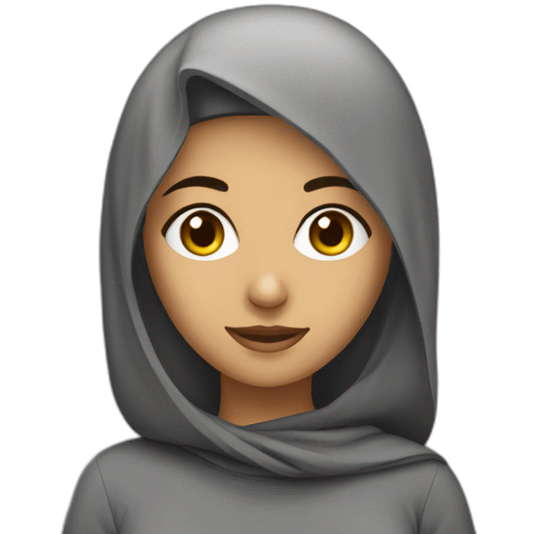 Arabic female student emoji