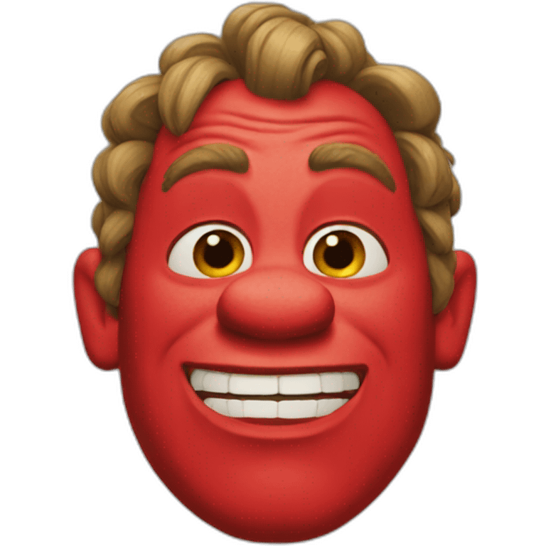 red-shrek emoji