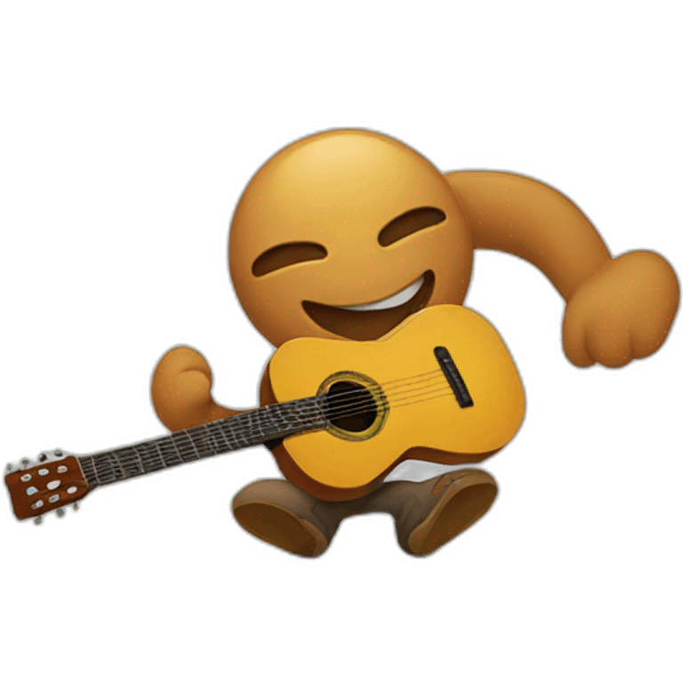 Yo con la guitarra emoji