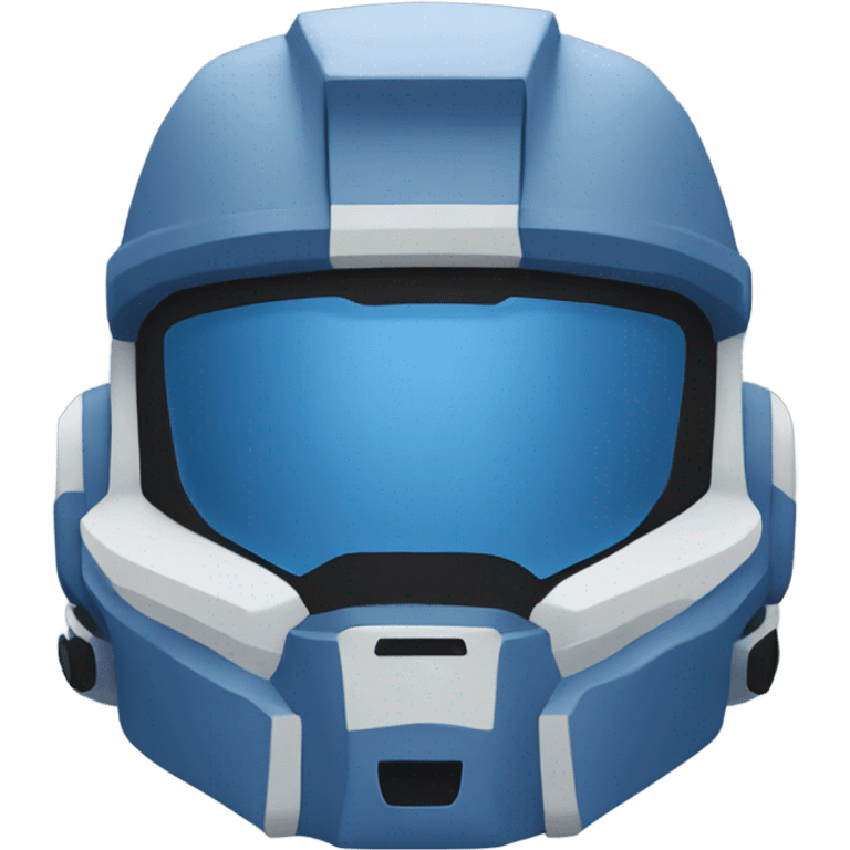 Blue Master Chief Halo  emoji