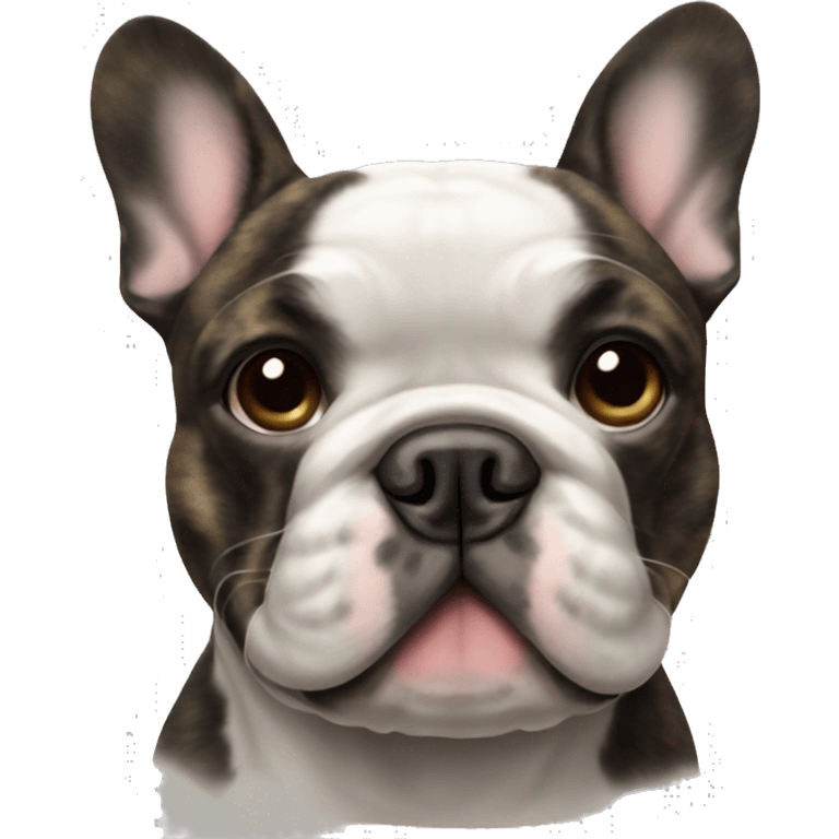 brindle french bulldog emoji