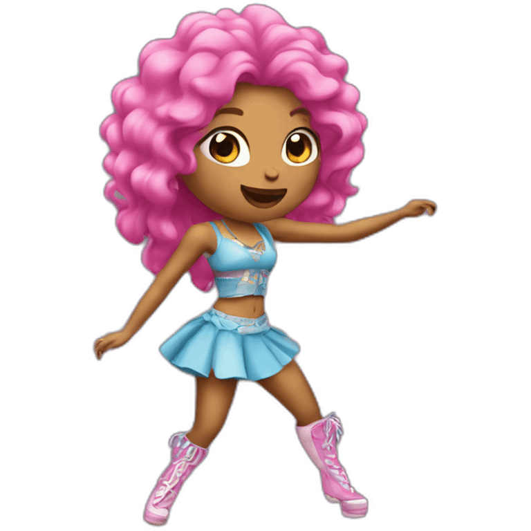 Nicki Mina dancing emoji