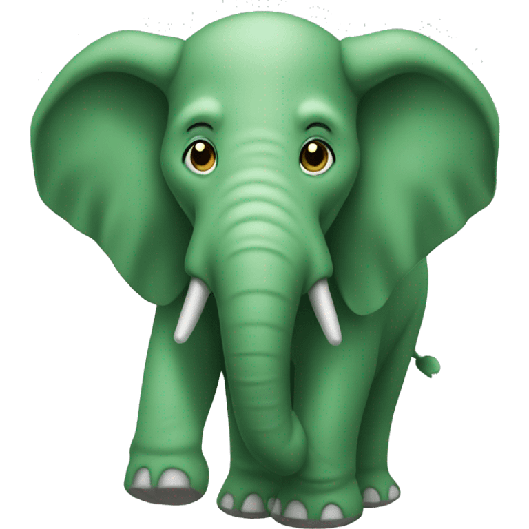 green elephant emoji