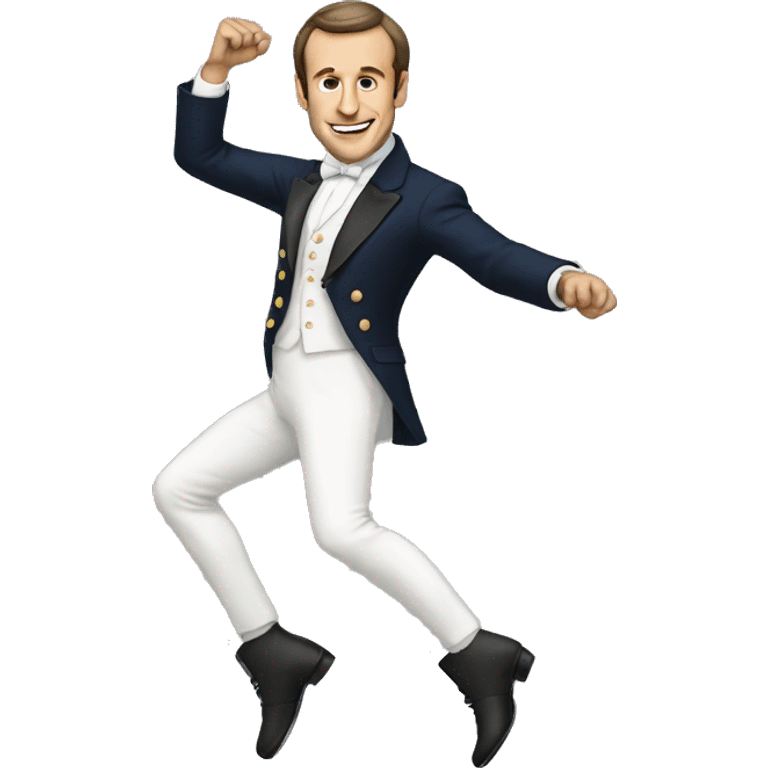 Macron danse emoji