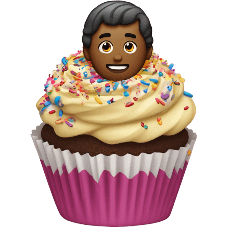 Ray in a cupcake  emoji