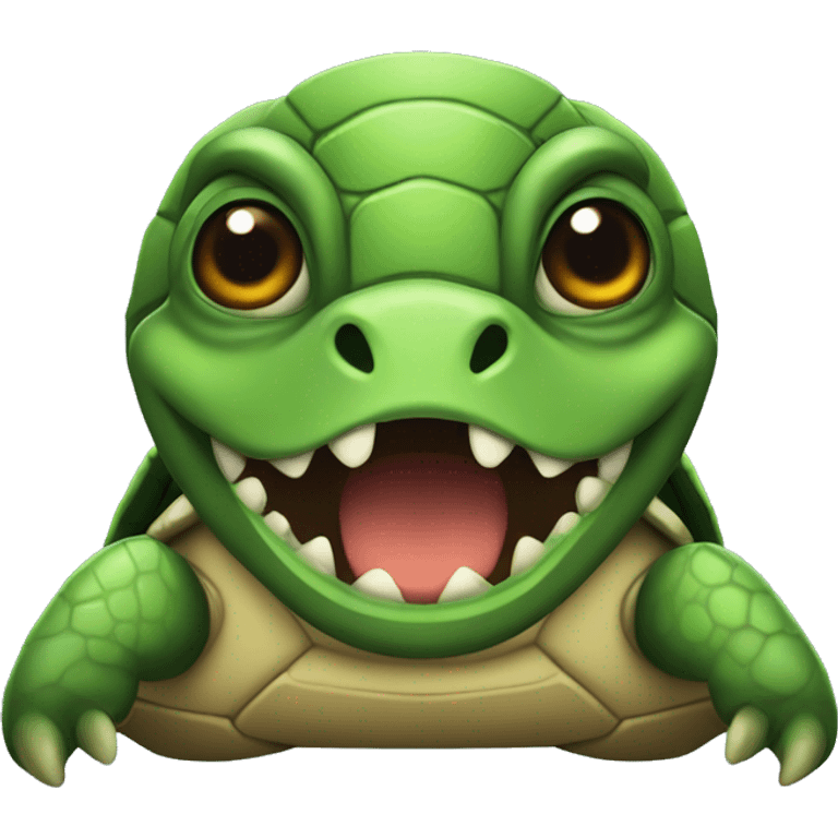 Evil turtle emoji