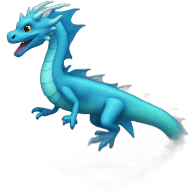 blue sea dragon emoji