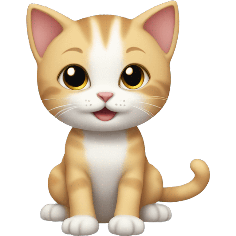 baby cat on moshi emoji