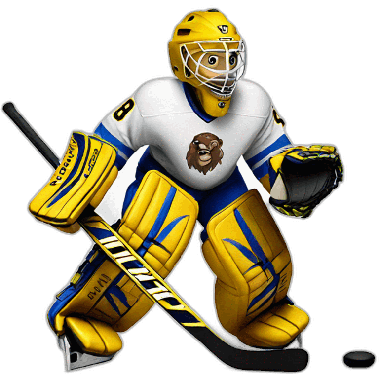 Hockey-goalie-monkey emoji