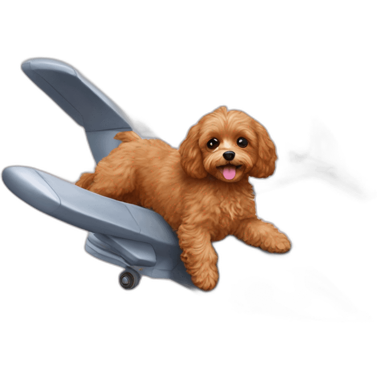 Cavapoo-flying-in-an-airplane emoji