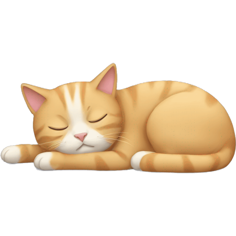 Cat sleeping  emoji