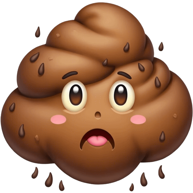 Poop storm emoji