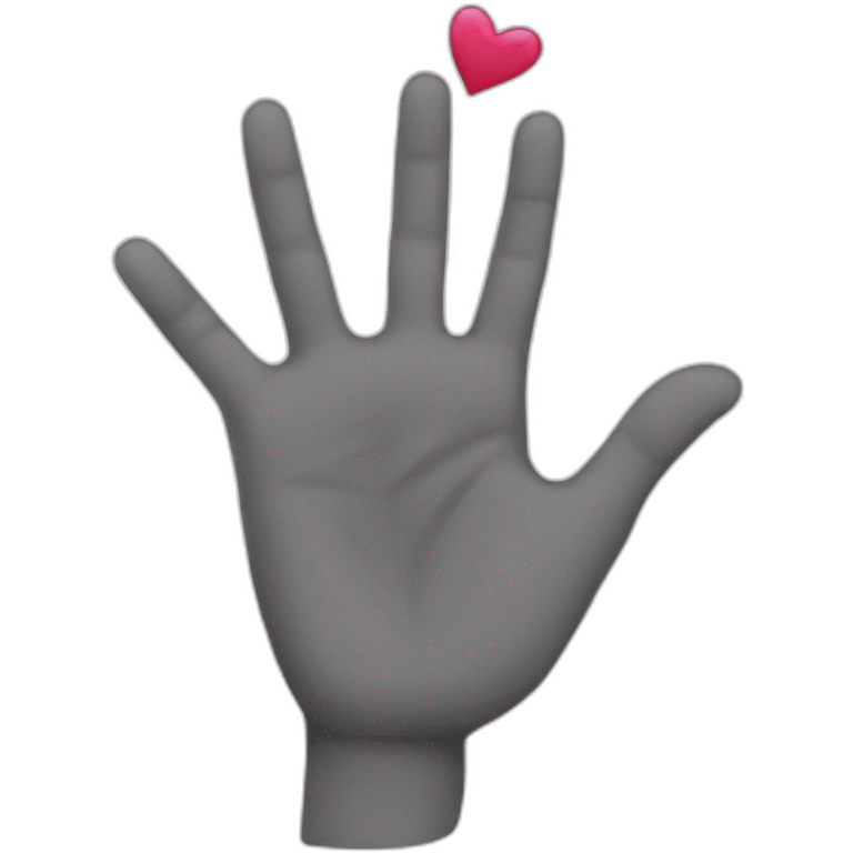 Love hand show emoji