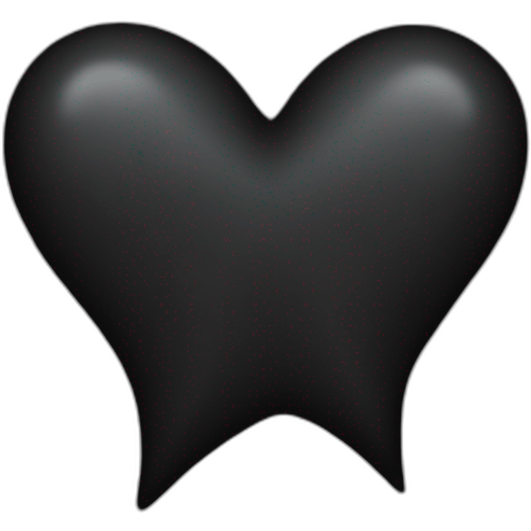 black heart and star emoji