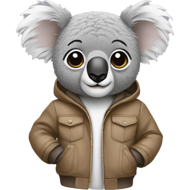 Fashion koala emoji