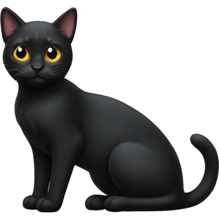 Black cat  emoji