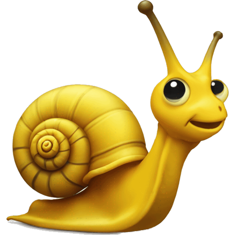 Stingy Yellow Snail emoji