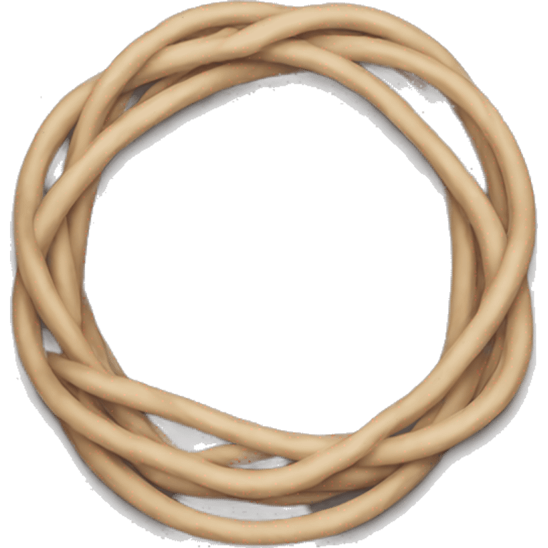 a simple circular rubber band  emoji