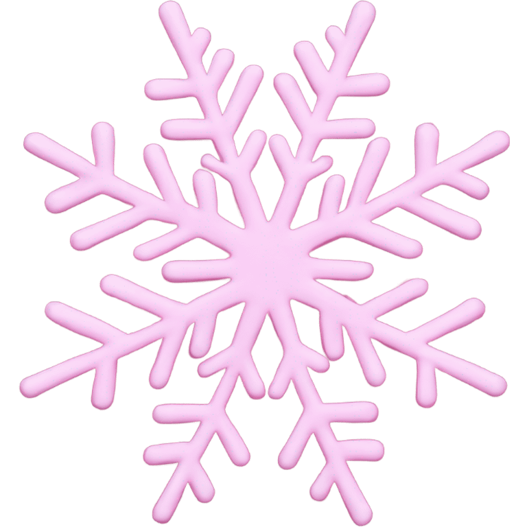 pink snowflakes emoji