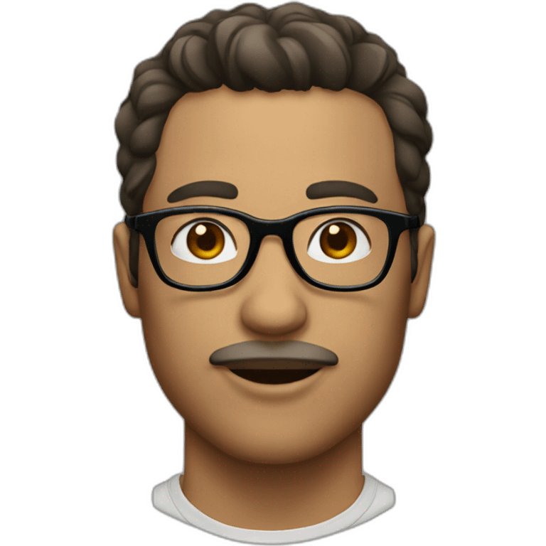 guy with bih lips and glasses emoji